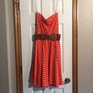 Strapless summer dress